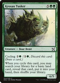 Krosan Tusker (Duel Decks: Elves vs. Inventors)