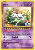 英版ミュウ Pokemon Leagueプロモ 1st PLACE Mew - (League Challenge) [1st Place] 053/108 League