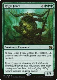 Regal Force - Duel Decks: Elves vs. Inventors - Magic: The Gathering card