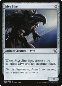 Myr Sire (Duel Decks: Elves vs. Inventors)