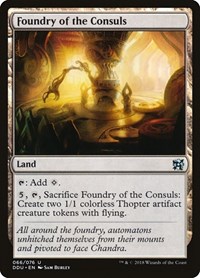 Foundry of the Consuls - Duel Decks: Elves vs. Inventors - Magic: The Gathering card