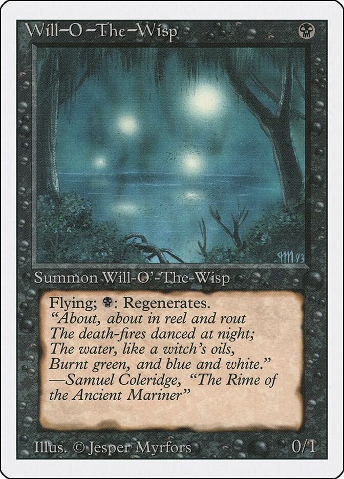 Will-o'-the-Wisp - Revised Edition - Magic: The Gathering