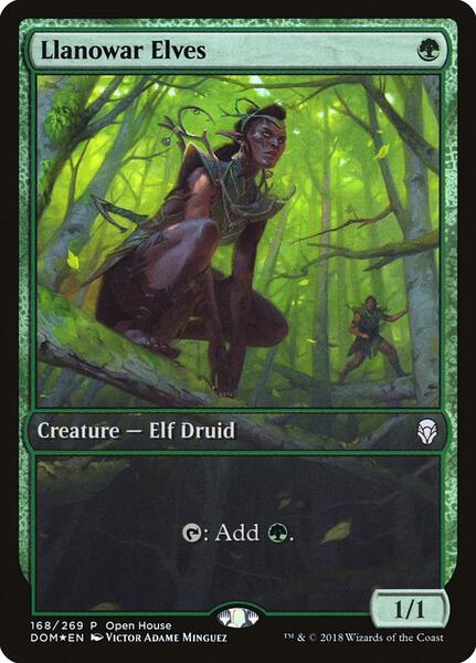ラノワールのエルフ/Llanowar Elves 英語一枚 プロモ ラノワールのエルフ/Llanowar Elves 英語一枚 プロモ - マジック