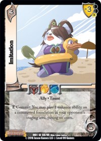 Imitation - UniVersus World of Indines trading card