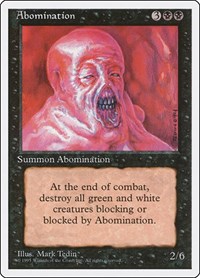 Abomination (Fourth Edition)