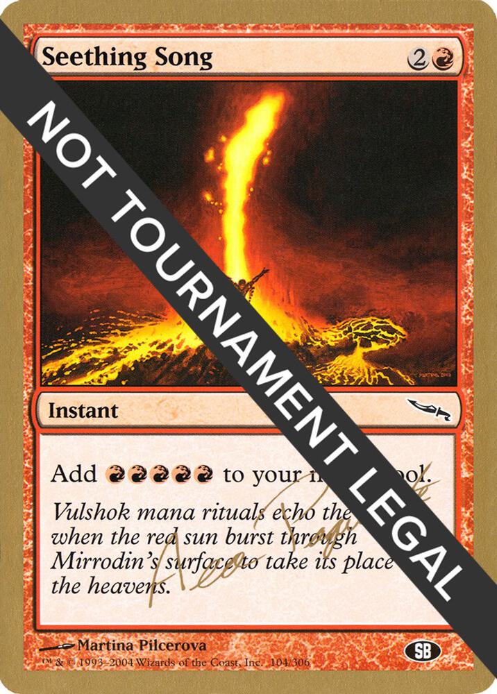 Seething Song - 2004 Aeo Paquette (MRD) (SB) - World Championship