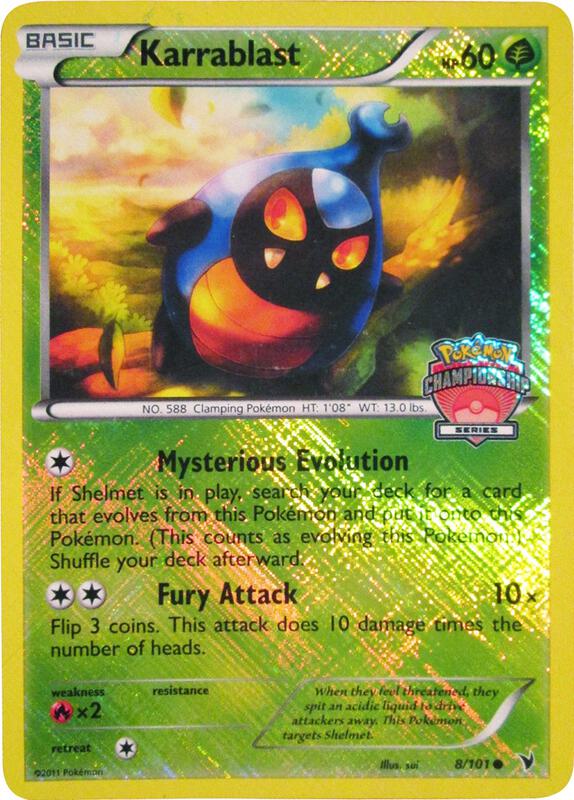 Karrablast - 8/101 (Championship Series) 008/101 from League & Championship Cards