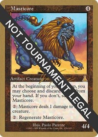 x4 ** Magic World Championship ** 4x Recurring Nightmare NM! Gold Bordered