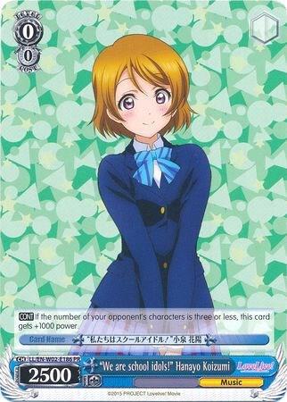 "We are school idols!" Hanayo Koizumi