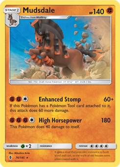 Mudsdale - 76/145 (Prerelease Kit Exclusive) 076/145 from Deck Exclusives