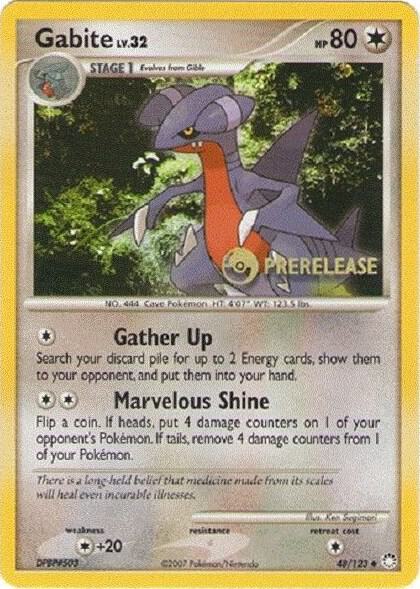 Gabite - 48/124 (Prerelease) 48/124 from Diamond and Pearl Promos