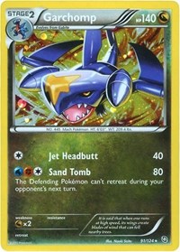 Garchomp - 91/124 (Cosmos Holo) #091/124 from Blister Exclusives Pokemon card image