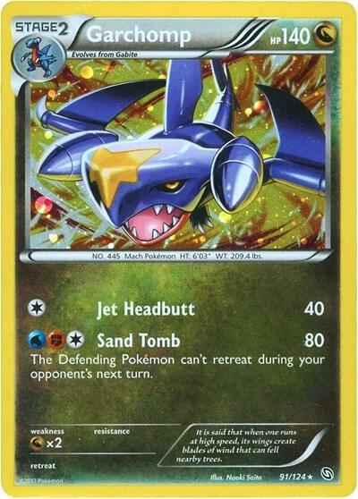 Garchomp - 91/124 (Cosmos Holo) 091/124 from Blister Exclusives