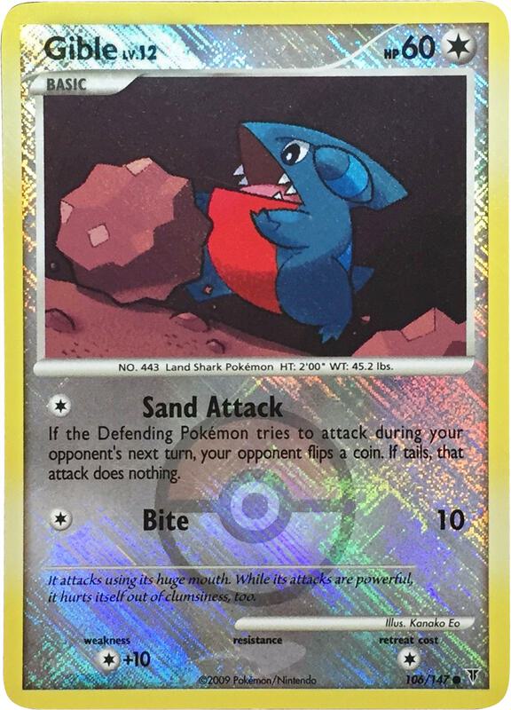 Gible - 106/147 (Championship Promo) 106/147 from League & Championship Cards