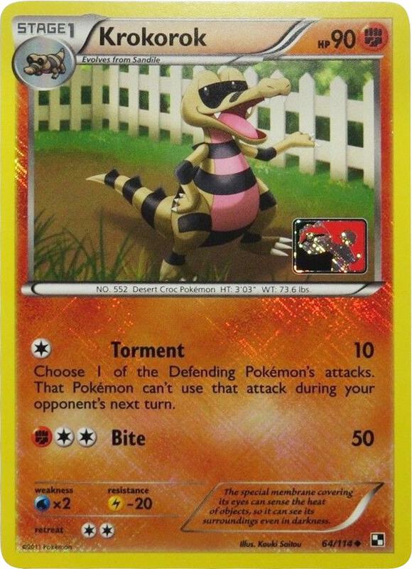 Krokorok - 64/114 (League Promo) 064/114 from League & Championship Cards