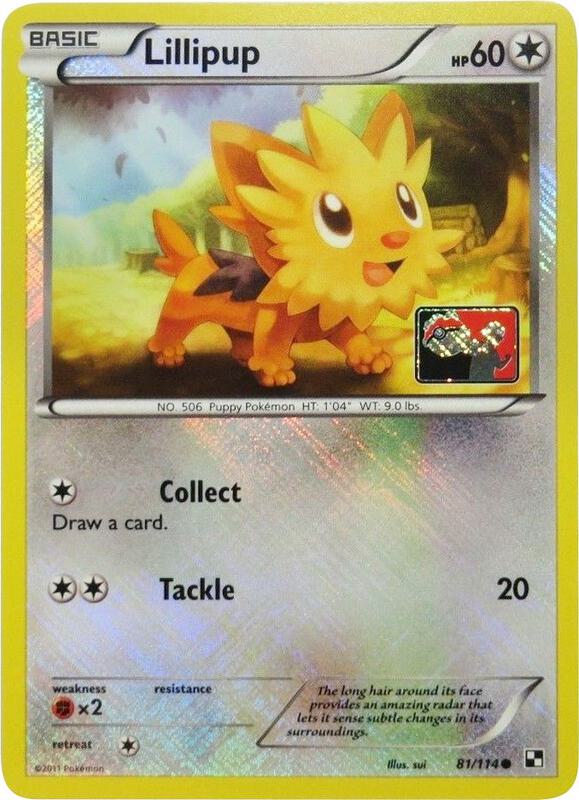 Lillipup - 81/114 (League Promo) 081/114 from League & Championship Cards