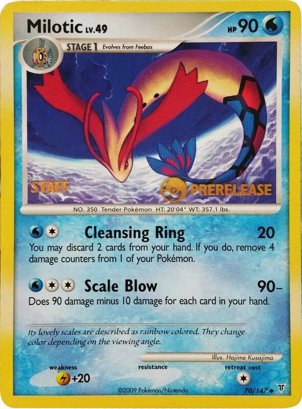 Milotic - 70/147 (Prerelease) [Staff] 70/147 from Nintendo Promos