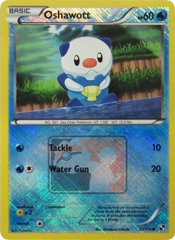 Oshawott - 27/114 (League Promo) 027/114 from League & Championship Cards