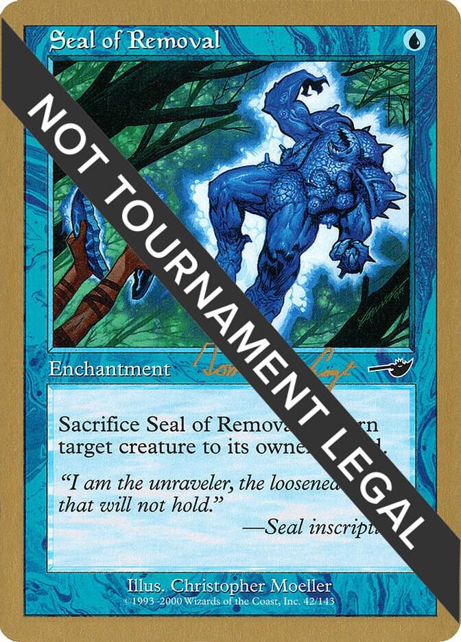 Seal of Removal - 2000 Tom van de Logt (NMS)