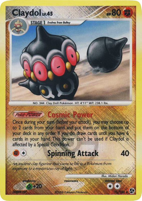 Claydol - 15/106 (League Promo) 015/106 from League & Championship Cards