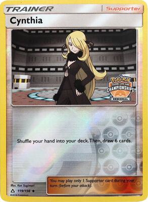 Cynthia - 119/156 (Regional Championships)