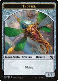 Thopter Token (003) - Duel Decks: Elves vs. Inventors - Magic: The Gathering card