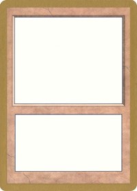 1999 World Championship Blank Card