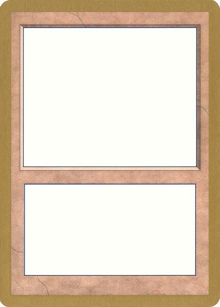 1999 World Championship Blank Card - World Championship Decks