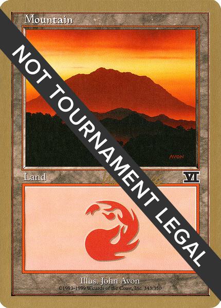 Mountain (343) - 1999 Kai Budde (6ED) - World Championship