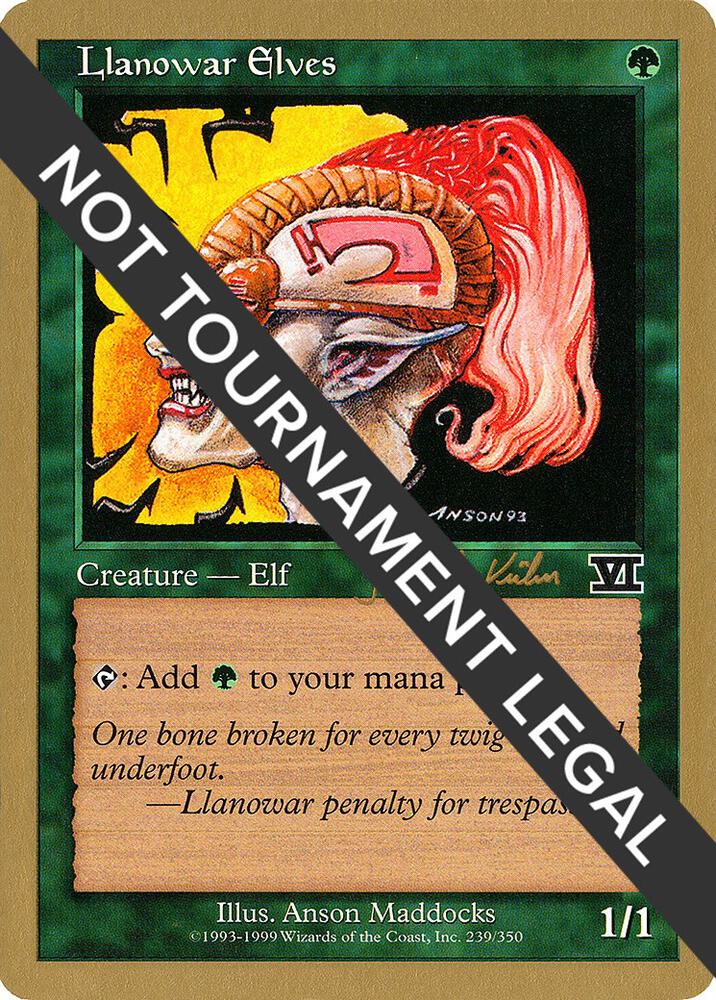 Llanowar Elves - 2000 Janosch Kuhn (6ED)
