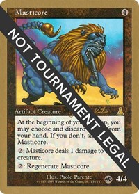 Masticore - 2000 Janosch Kuhn (UDS) (SB) - World Championship Decks - Magic: The Gathering card