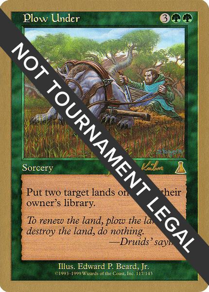 Plow Under - 2000 Janosch Kuhn (UDS) - World Championship Decks