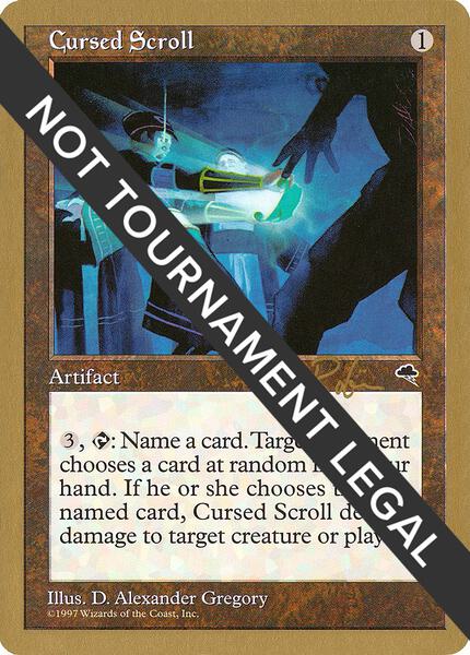 Cursed Scroll - 1998 Ben Rubin (TMP) - World Championship Decks
