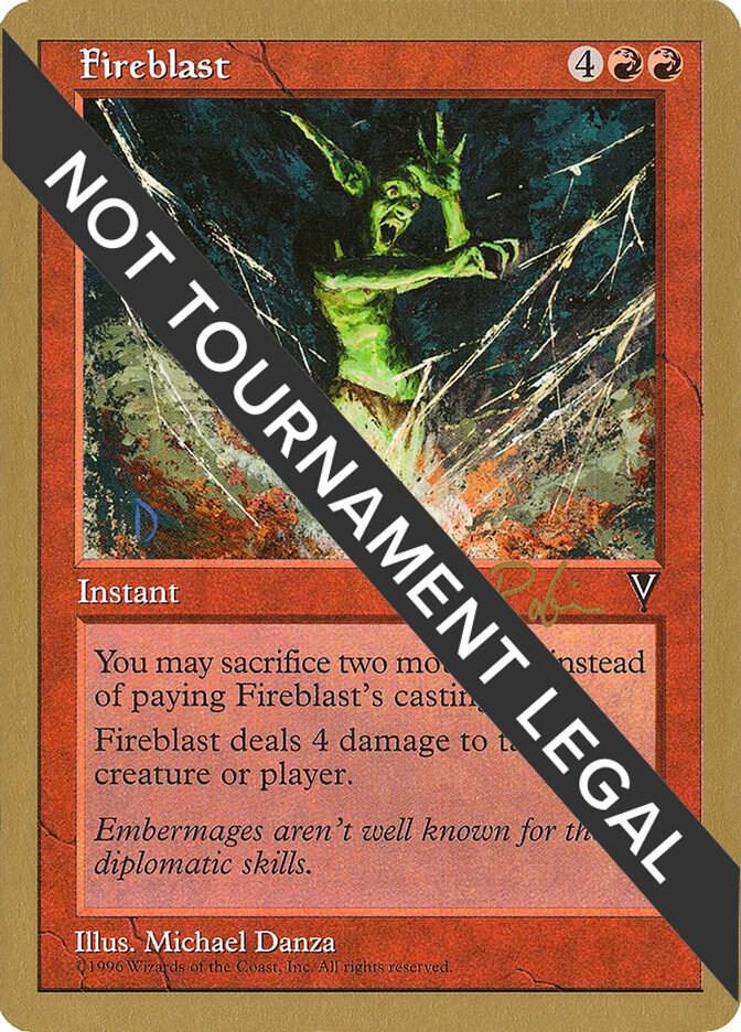 Fireblast - 1998 Ben Rubin (VIS) - World Championship Decks - Magic: The Gathering - TCGplayer.com Fireblast - 1998 Ben Rubin (VIS) - World Championship Decks - Magic: The Gathering - TCGplayer.com