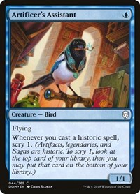Artificer's Assistant - Dominaria - Magic: The Gathering card