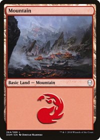 Mountain (264) - Dominaria - Magic: The Gathering card