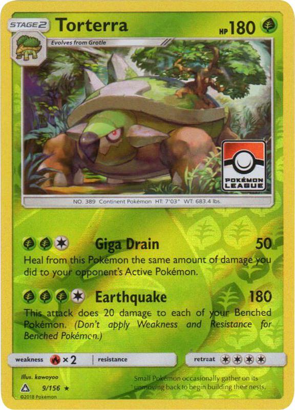 Torterra - 9/156 (Pokemon League) 009/156 from League & Championship Cards