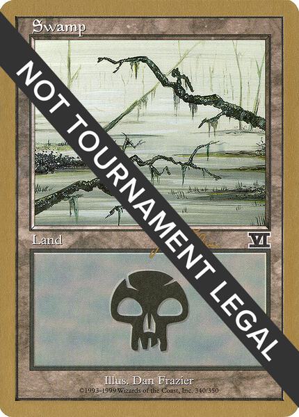 Swamp (340) - 1999 Jakub Slemr (6ED) - World Championship Decks