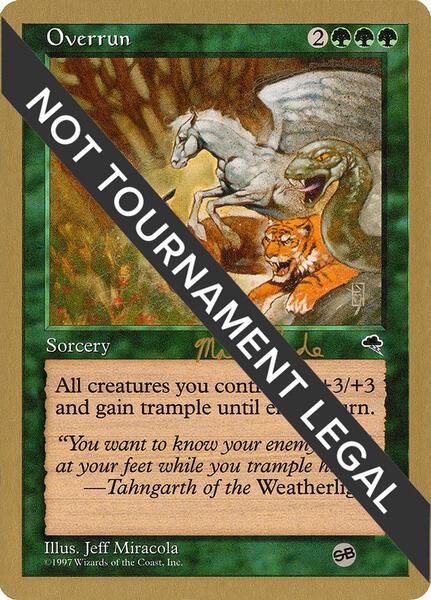マジック：ザ・ギャザリング World Championship Decks 1999 Matt Linde 1999 Matt Linde Decklist Card - World Championship Decks
