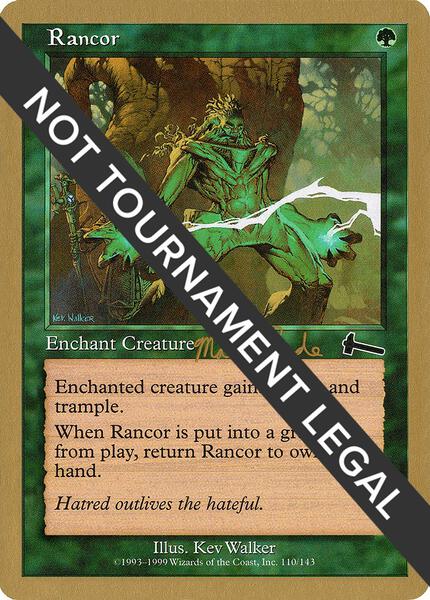 Rancor - 1999 Matt Linde (ULG) - World Championship Decks - Magic