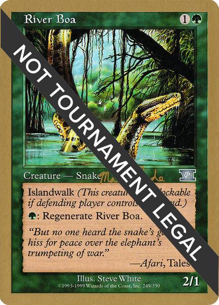 River Boa - 1999 Matt Linde (6ED) - World Championship Decks 