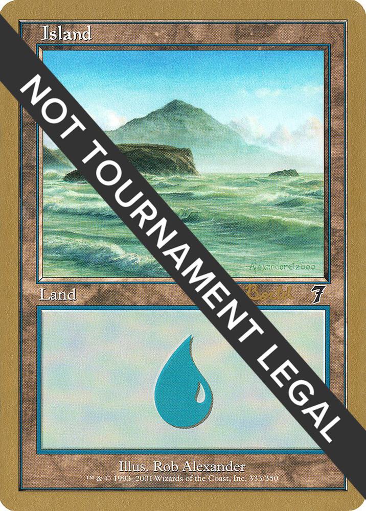 Island (333) - 2001 Alex Borteh (7ED)