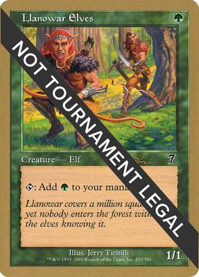 Llanowar Elves - 2001 Jan Tomcani