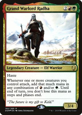 Grand Warlord Radha #195 – Prerelease Cards (Rare)