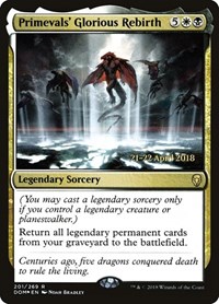 Primevals' Glorious Rebirth (Prerelease Cards)