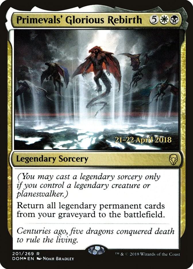 Primevals' Glorious Rebirth #201s — Dominaria Promos