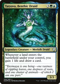 Tatyova, Benthic Druid - Prerelease Cards - Magic: The Gathering card
