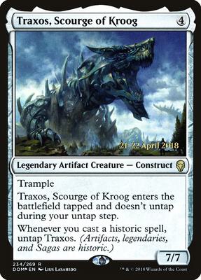 Traxos, Scourge of Kroog #234 – Prerelease Cards (Rare)