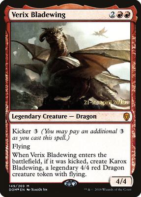 Verix Bladewing #149 – Prerelease Cards (Mythic)