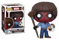 Deadpool as Bob Ross (Bobble-Head)